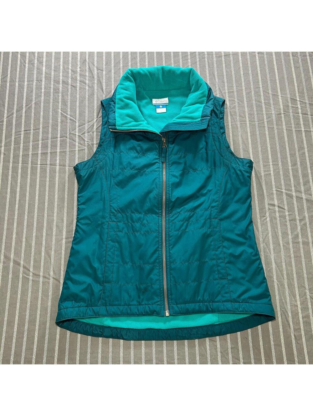Columbia women's fleece-lined vest teal Size Medium